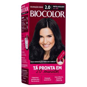 Coloração Biocolor Preto Azulado Incrível 2.0
