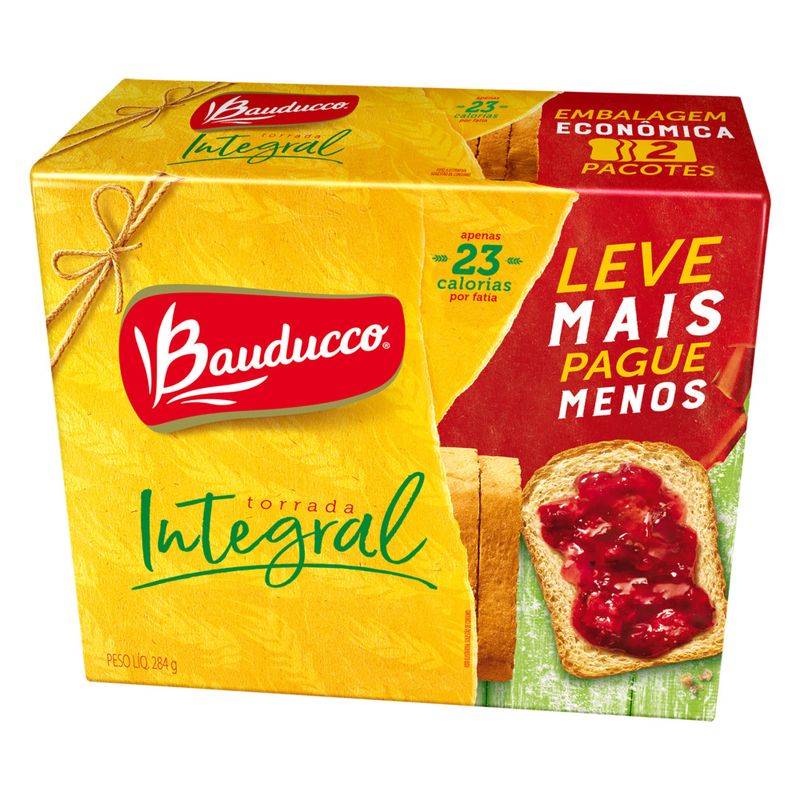 Torrada Multigraos BAUDUCCO Pacote 284g