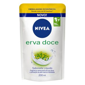 Sabonete Líquido Nivea Erva-Doce Refil 200ml Embalagem Econômica