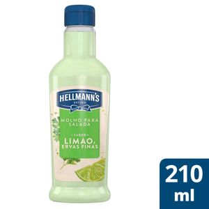 Molho p/ Salada Hellmanns Limão e Ervas Finas 210ml