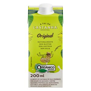 Bebida Orgânica A Tal da Castanha Original 200ml