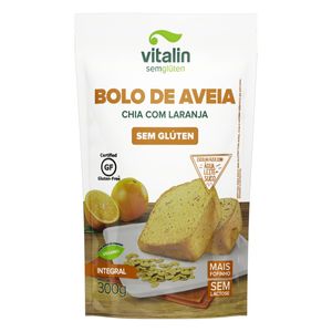 Mistura para Bolo Vitalin sem Glúten Aveia Chia com Laranja 300g