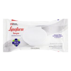 Lenço Desinfetante Lysoform Original c/ 36 Unid