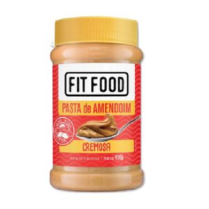 Pasta de Amendoim Fit Food Integral Cremosa Pote 450g