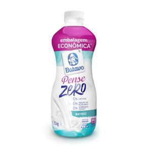 Iogurte Desnatado Batavo Pense Zero 0% Lactose Mel Batido 1,15Kg Embalagem Econômica