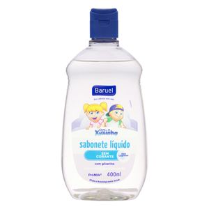 Sabonete Líquido Turma da Xuxinha Baruel da Cabeça aos Pés s/Corante Frasco 400ml