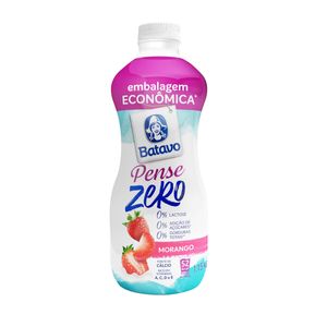 Iogurte Desnatado Batavo Pense Zero 0% Lactose Morango 1,15Kg EmbalagemEconômica