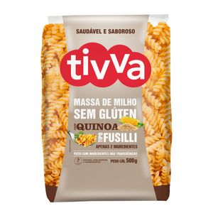 Macarrão Tivva Milho c/ Quinoa s/ Glúten Fusilli 500g