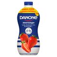 Iogurte Parcialmente Desnatado Danone Morango Garrafa 1.25Kg Embalagem Supereconômica