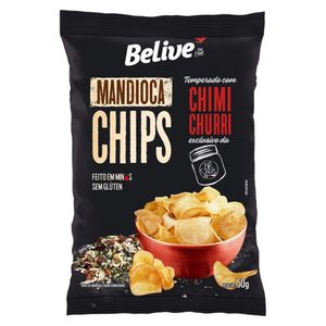 Mandioca Chips Belive Temperado c/ Chimichurri 50g
