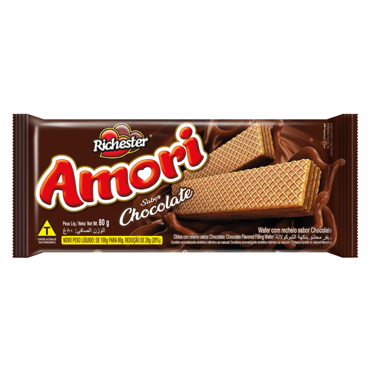 Biscoito Bauducco 080 G Wafer Choco Tube