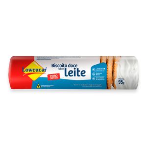 Biscoito Lowçucar Zero Lactose Leite 95g