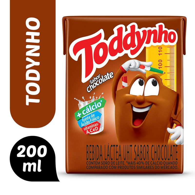 Bebida Láctea Uht Chocolate Toddynho Levinho Caixa 200ml - 1