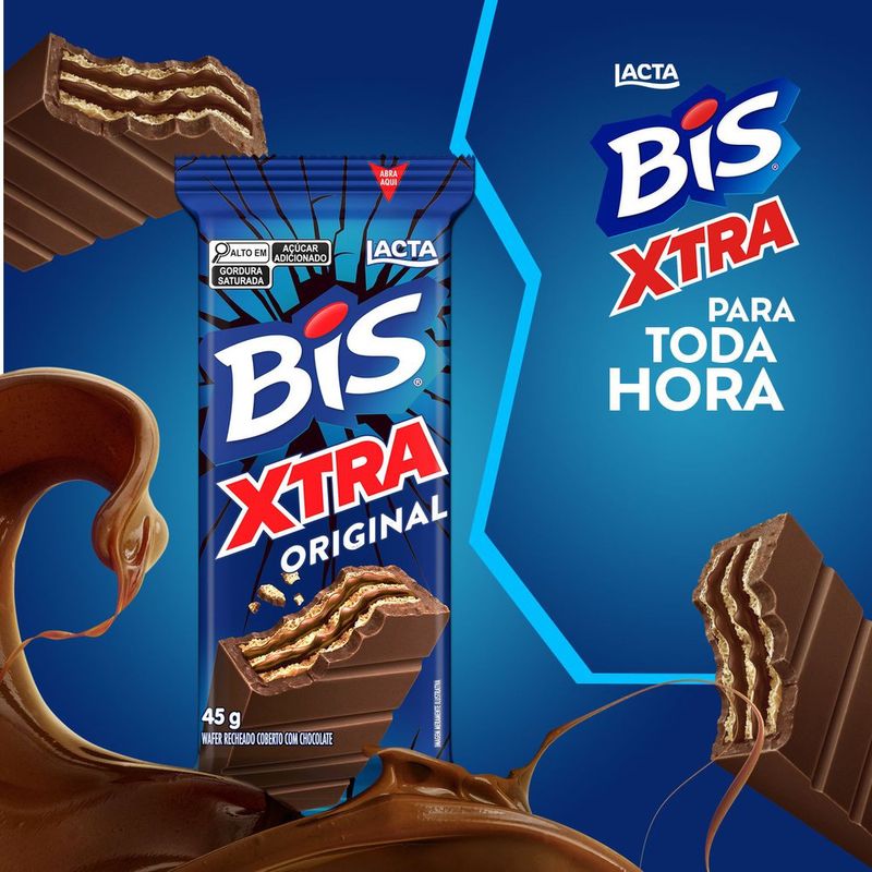 CHOCOLATE BIS EXTRA BRANCO LACTA 45G