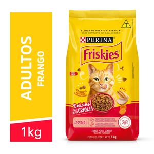 Ração Friskies Gatos Adultos Frango 1kg