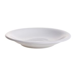 Prato Fundo Krea Cerâmica Branco 22cm