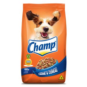 Alimento p/ Cães Champ Adultos Carne e Cereais 900g
