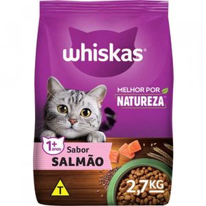 Alimento p/ Gatos Whiskas Adultos 1+ Salmão 2.7Kg