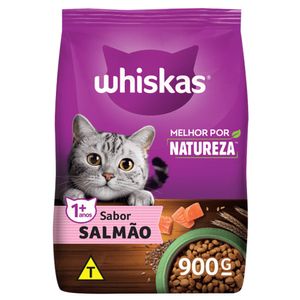 Alimento para Gatos Whiskas Adultos 1+ Salmão 900g