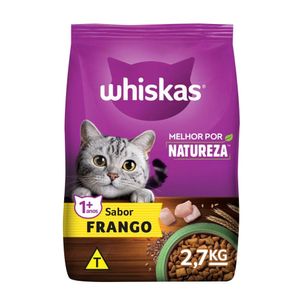 Alimento p/ Gatos Whiskas Adultos 1+ Frango 2.7Kg