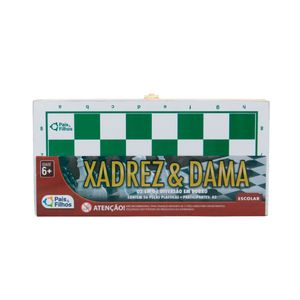 Jogo Pais & Filhos Xadrez E Dama Mad 2908