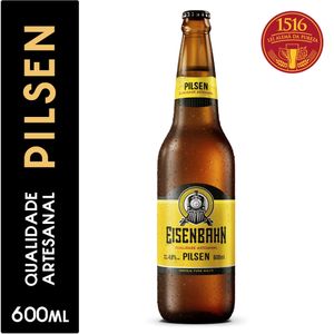Cerveja Eisenbahn Pilsen Puro Malte Garrafa 600ml