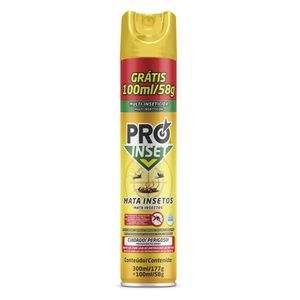 Inseticida Aerossol Pro Inset Multi 400ml Grátis 100ml
