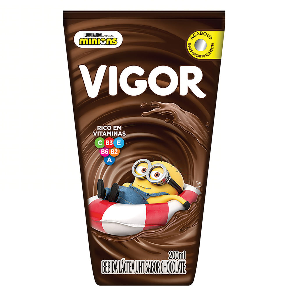 Achocolatado Líquido Vigor Meu Malvado Favorito 200ml | Leite ...