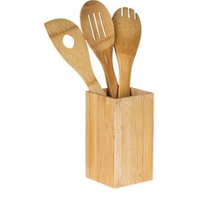 Conjunto de Utensílios Krea Bambu 4 Peças