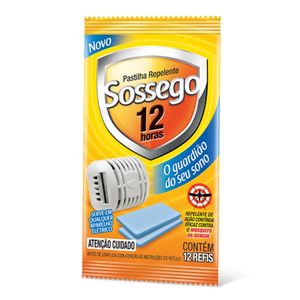 Repelente Pastilha Sossego 12 Horas Refil c/ 12 Unid