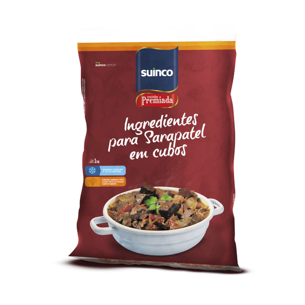 Ingrediente p/ Sarapatel Suino Suinco em Cubo Congelado