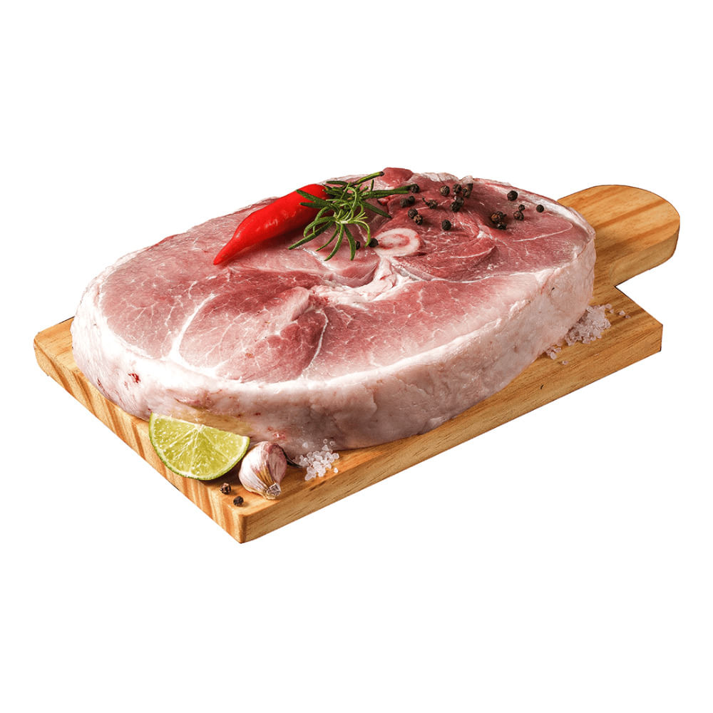 Pernil Suíno Suinco c/ Osso Temperado Fatiado Resfriado