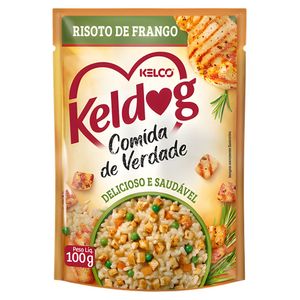 Alimento p/ Cães Keldog ao Molho Risoto Frango 100g