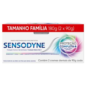 Creme Dental Sensodyne Proteção Completa 90g c/2 Unid Tamanho Família