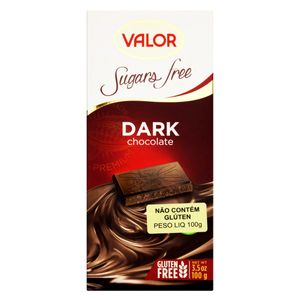Chocolate Valor Dark s/ Açúcar 100g