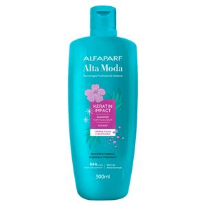 Shampoo Fortalecedor Alfaparf Alta Moda Keratin Impact Frasco 300ml