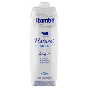 Leite Uht Itambé Natural Milk Integral 1 Litro