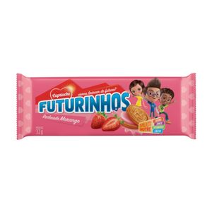 Biscoito Recheado Capricche Futurinhos Morango 32g