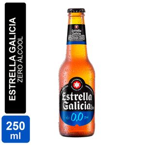 Cerveja Estrella Galicia Zero Álcool Garrafa 250ml
