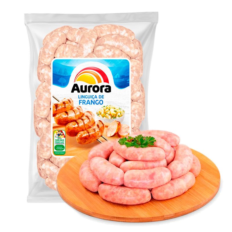 Linguiça de Frango Aurora Resfriada, Frango