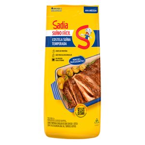 Costela Suína Temperada Congelada Sadia Assa Fácil