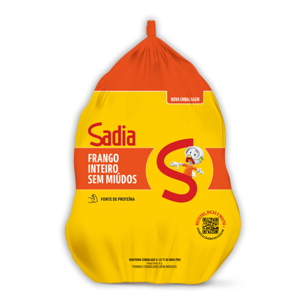 Frango Inteiro Sadia s/ Miúdos Congelado