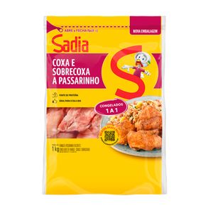 Coxa e Sobrecoxa de Frango a Passarinho Sadia 1Kg