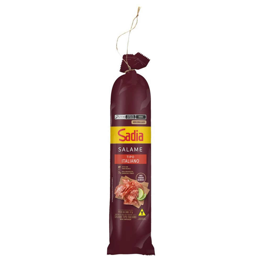 Salamito Sadia Snack Sweet Chili 36g, Salame