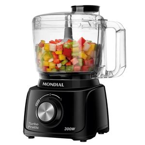 Mini Processador Mondial MP-16-B Turbo Pratic Preto 127V