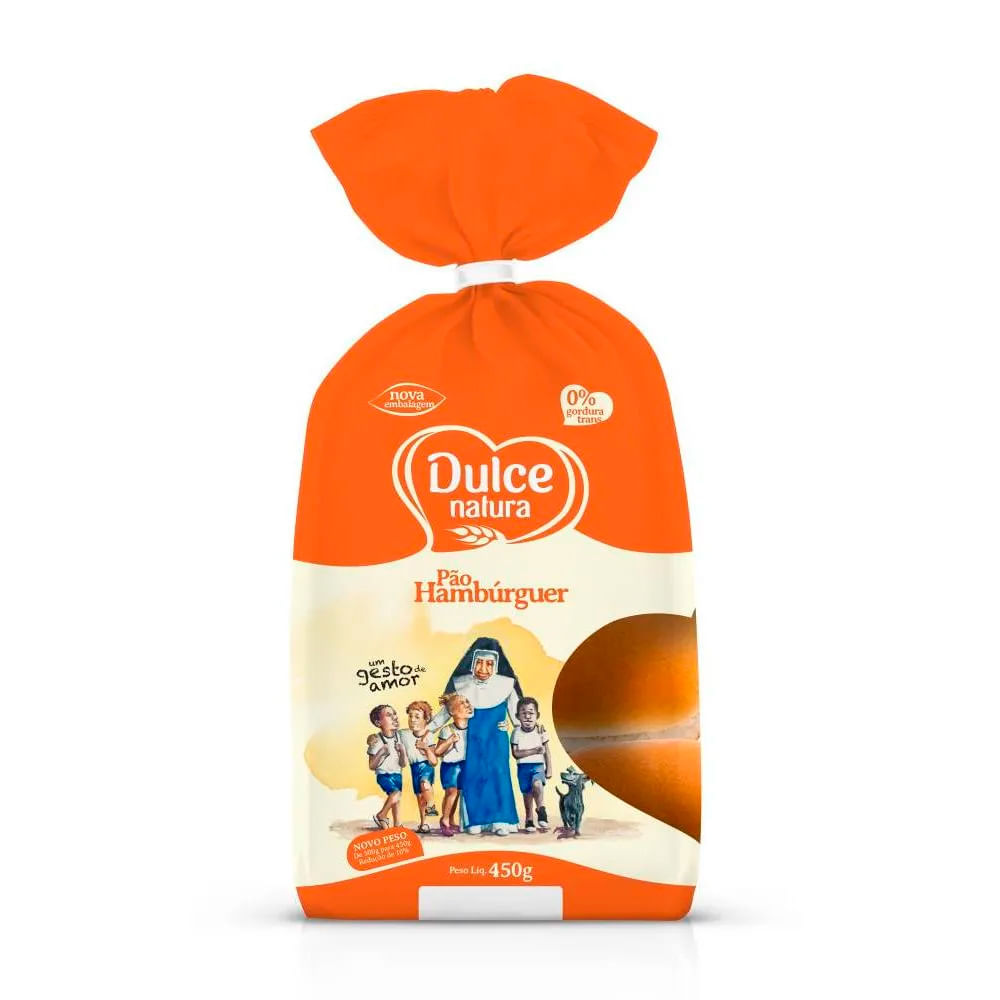 Pão Hamburguer Dulce 450g