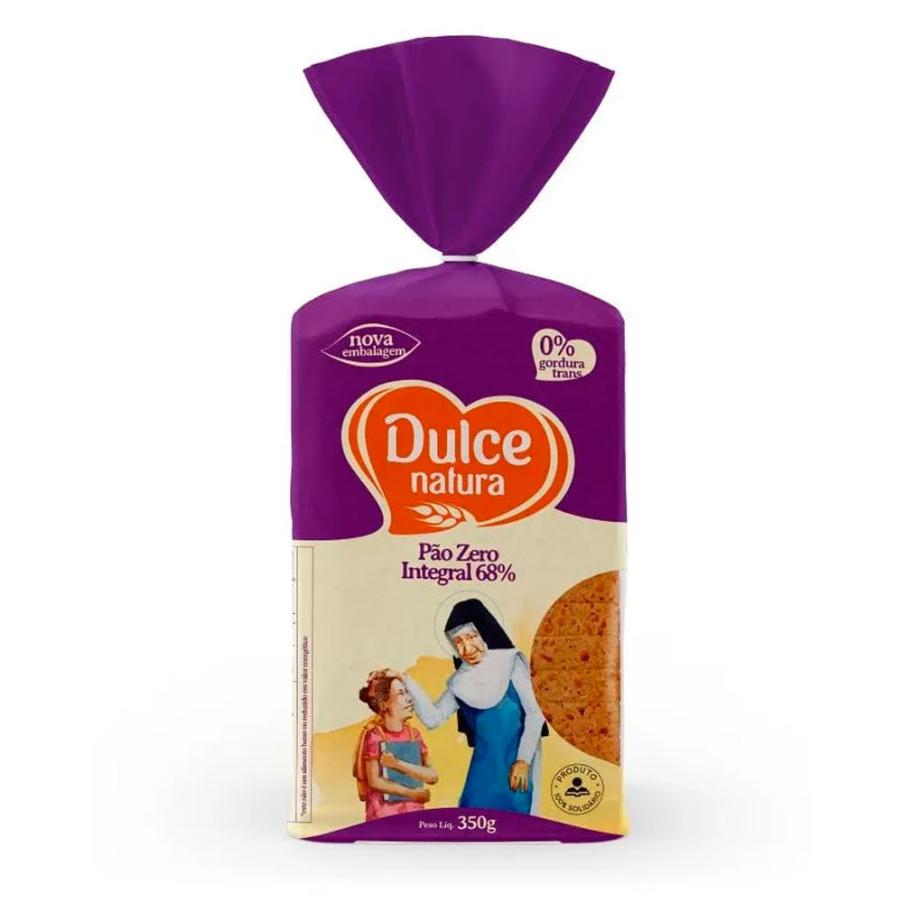 Pão Forma Integral Dulce Zero Açucar 350g