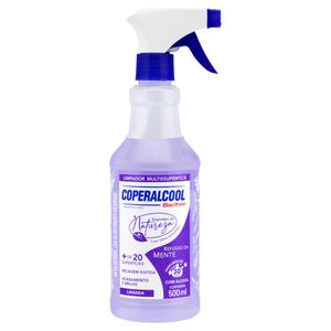 Limpador Coperalcool Bacfree Segredos da Natureza Multissuperfícies c/ Álcool Refúgio da Mente Spray 500ml