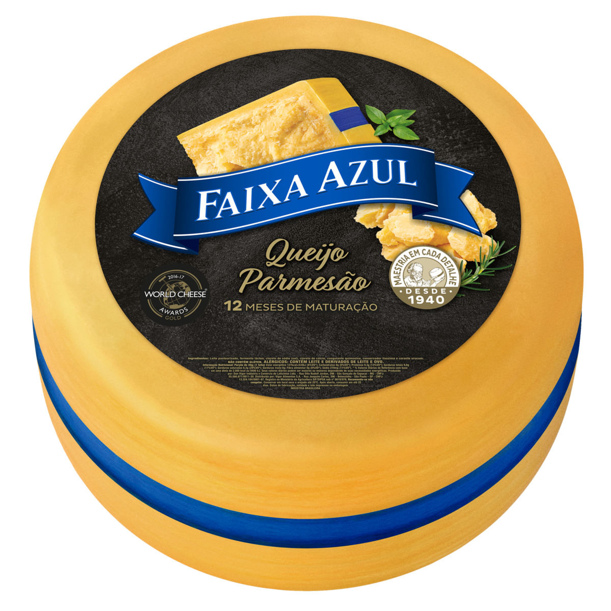 Queijo Parmesão Faixa Azul Inteiro