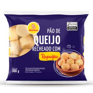 Pão de Queijo GBarbosa Recheado Requeijão 300g